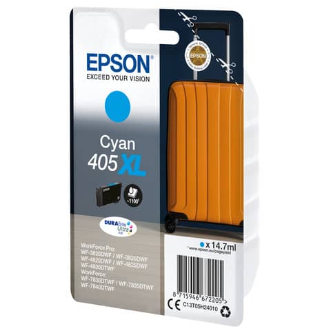 Cartuccia Epson 405 XL ciano - C13T05H24010